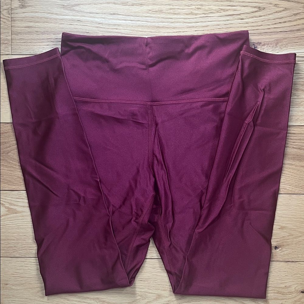 Athleta Magenta Elation Shine Tights